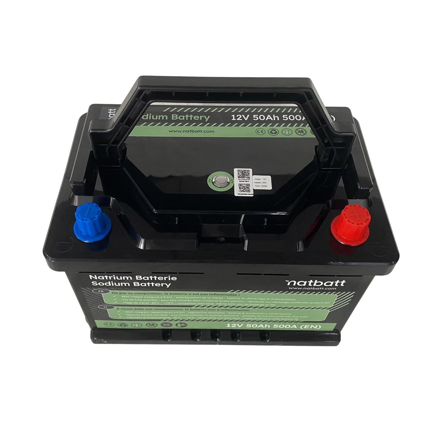 Natrium Batterie 12V 50Ah