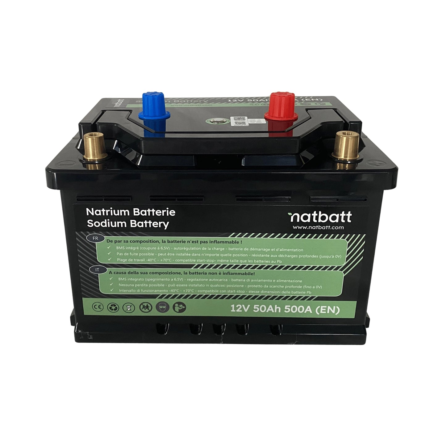 Natrium Batterie 12V 50Ah