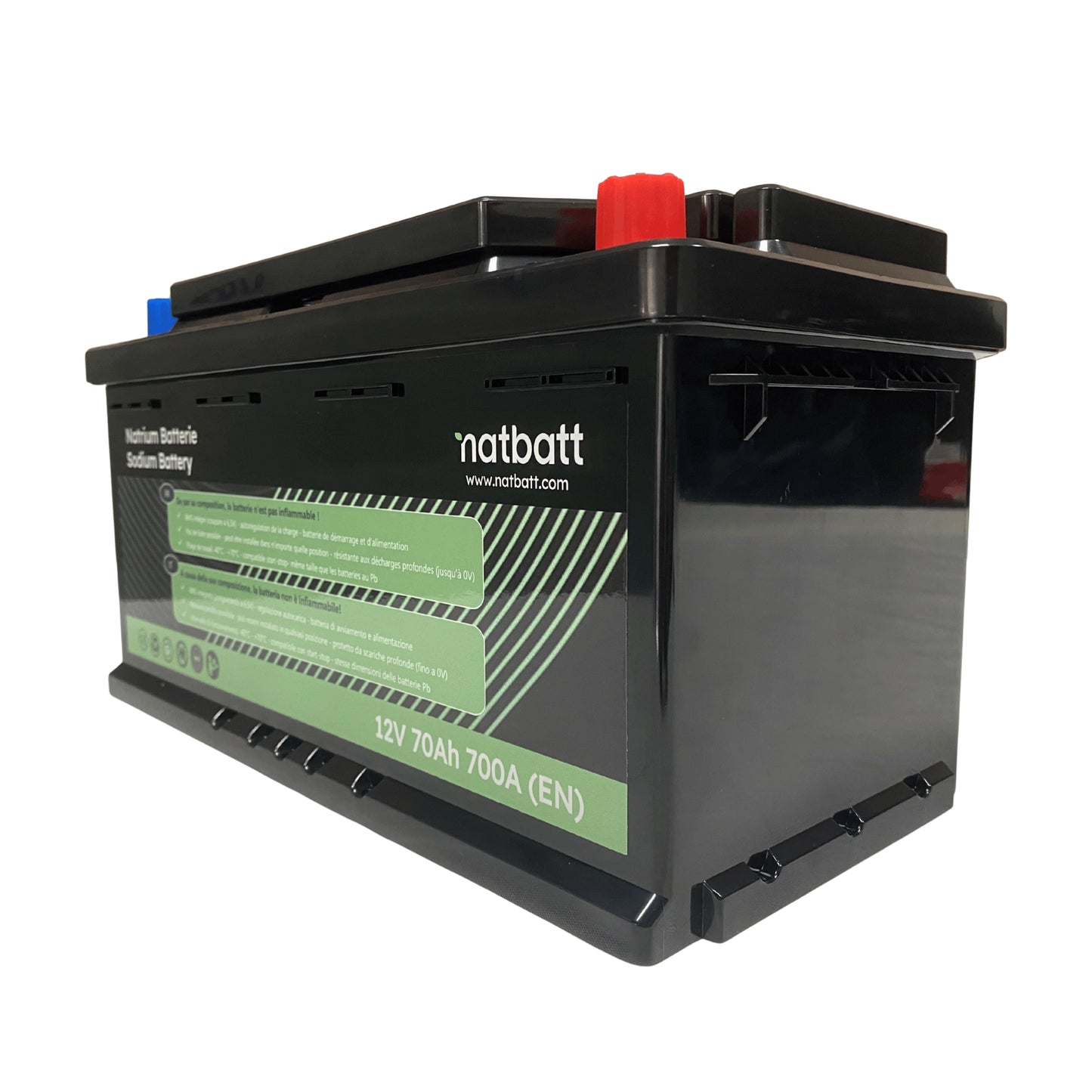 Natrium Batterie 12V 70Ah