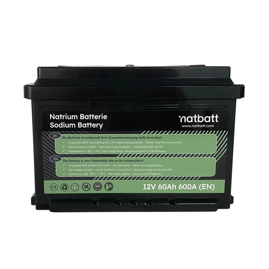 Natrium Batterie 12V 60Ah